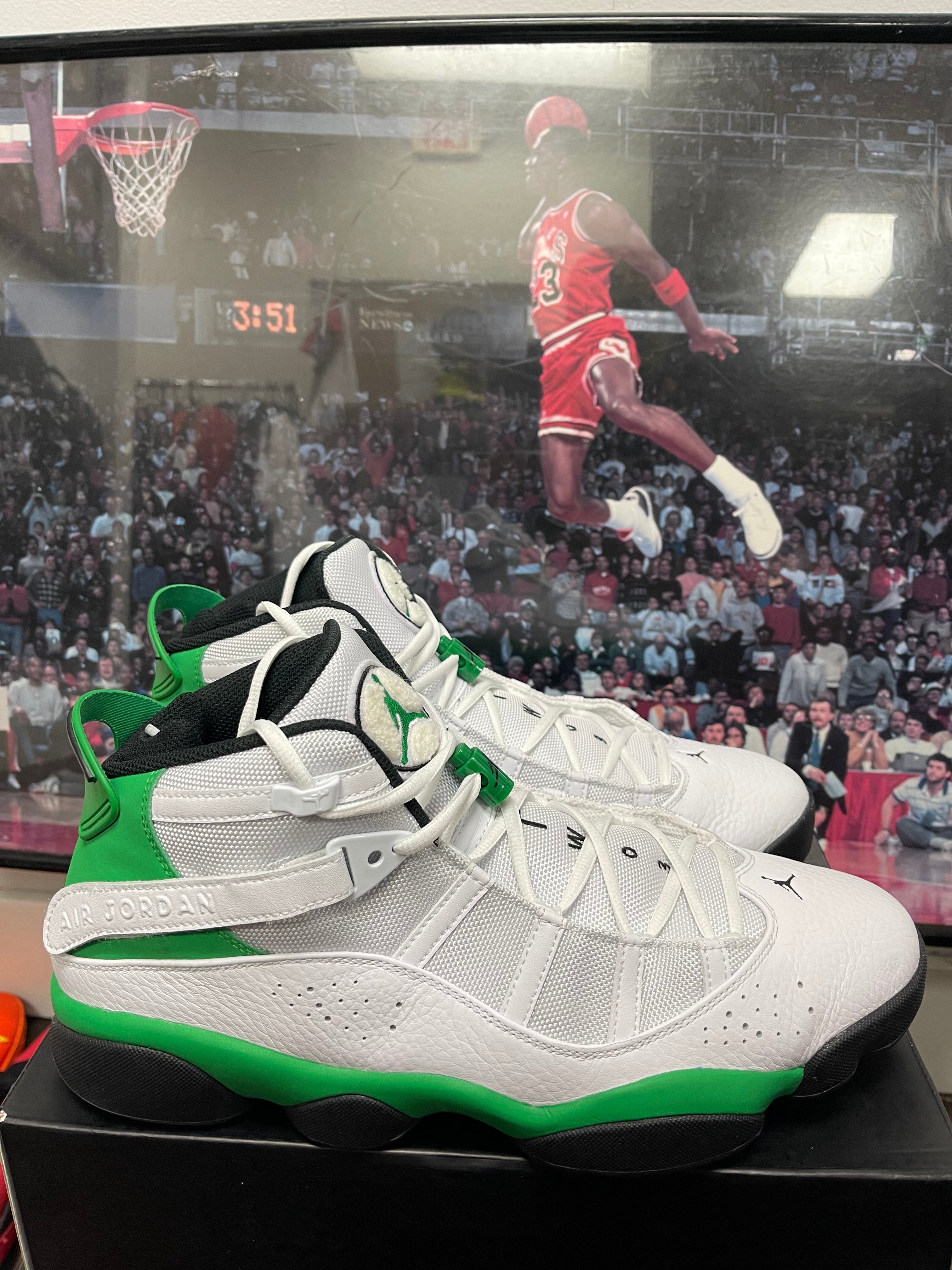 Air Jordan 6 rings ‘ lucky green ‘ size 13